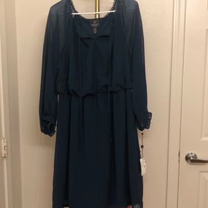 Brand New Adrianna P Women Long Sleeve Blouson